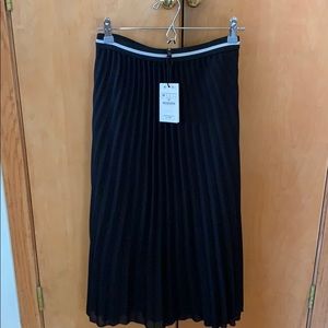 Stradivarius Long Pleated Skirt